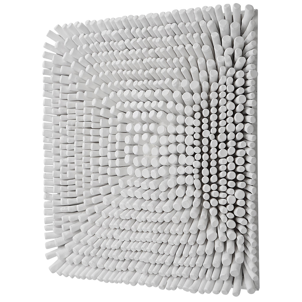 Portside White Wood Wall Panel