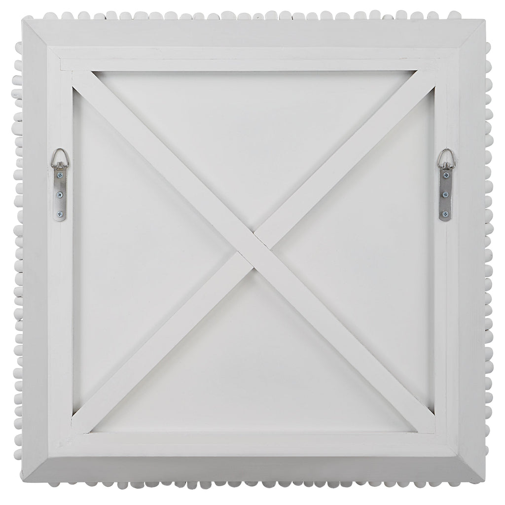 Portside White Wood Wall Panel