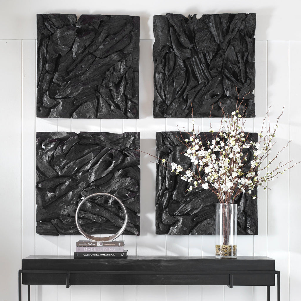 Rio Black Wood Wall Decor