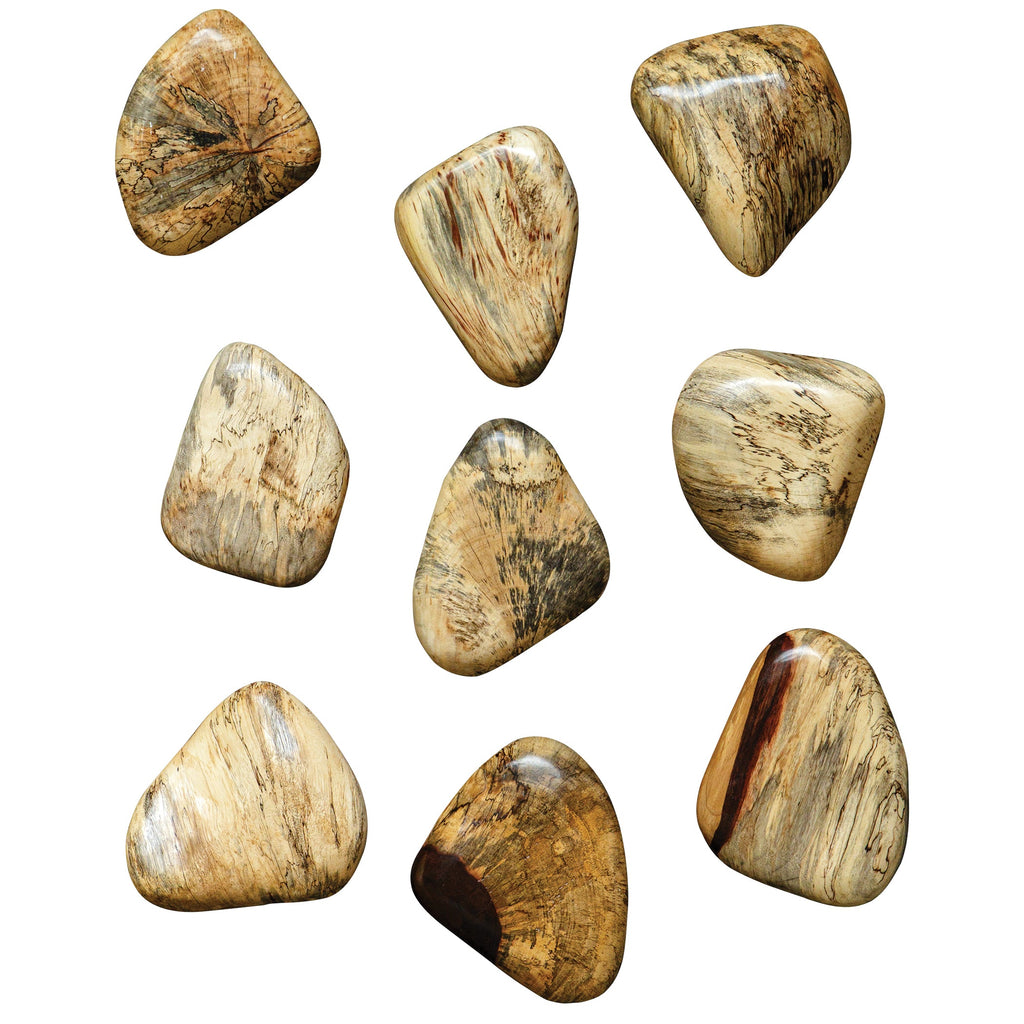 Pebbles Blonde Wood Wall Decor,Set of 9