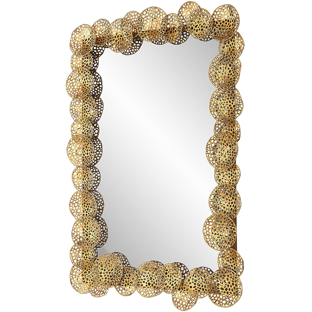 Ripley Gold Lotus Mirror