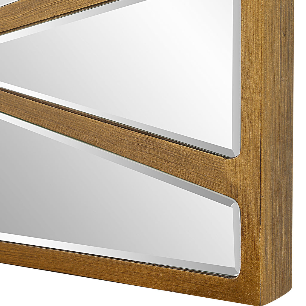 Gentry Oversized Gold Mirror