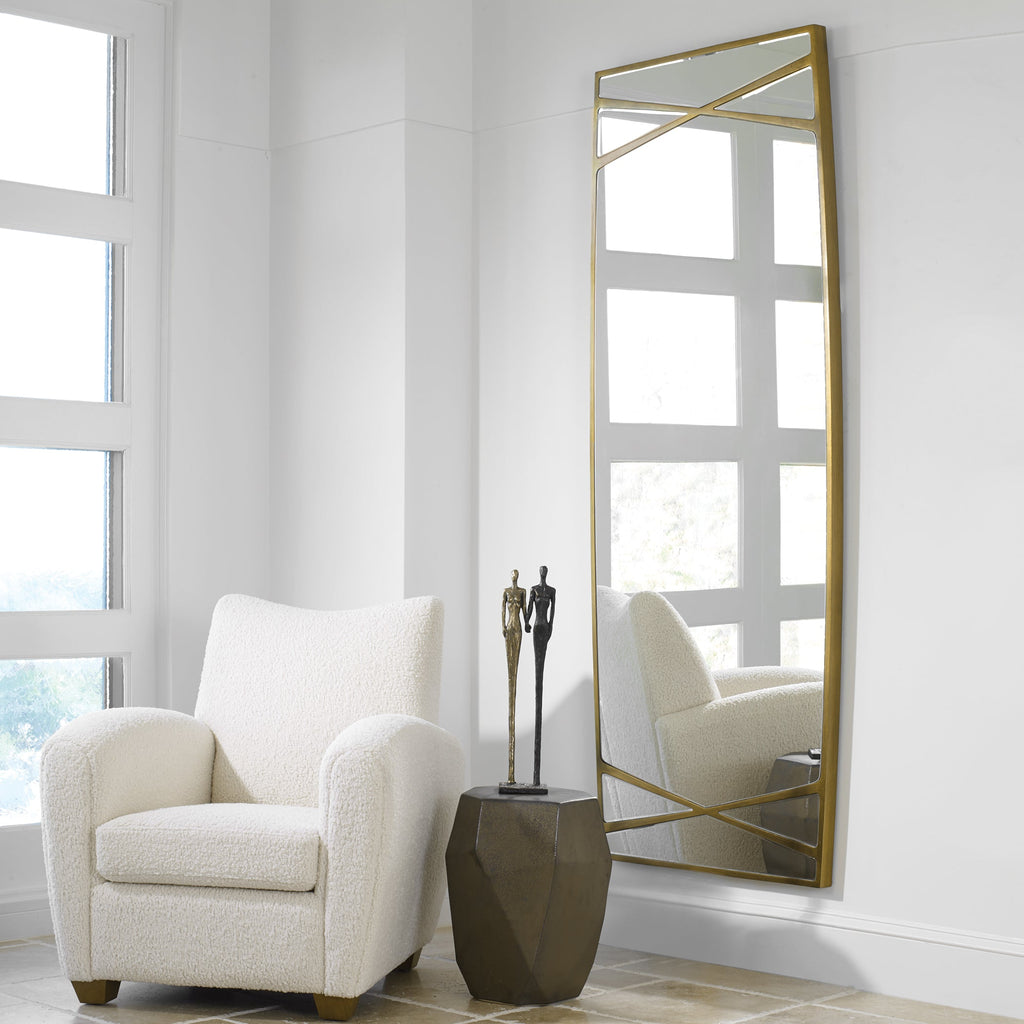 Gentry Oversized Gold Mirror