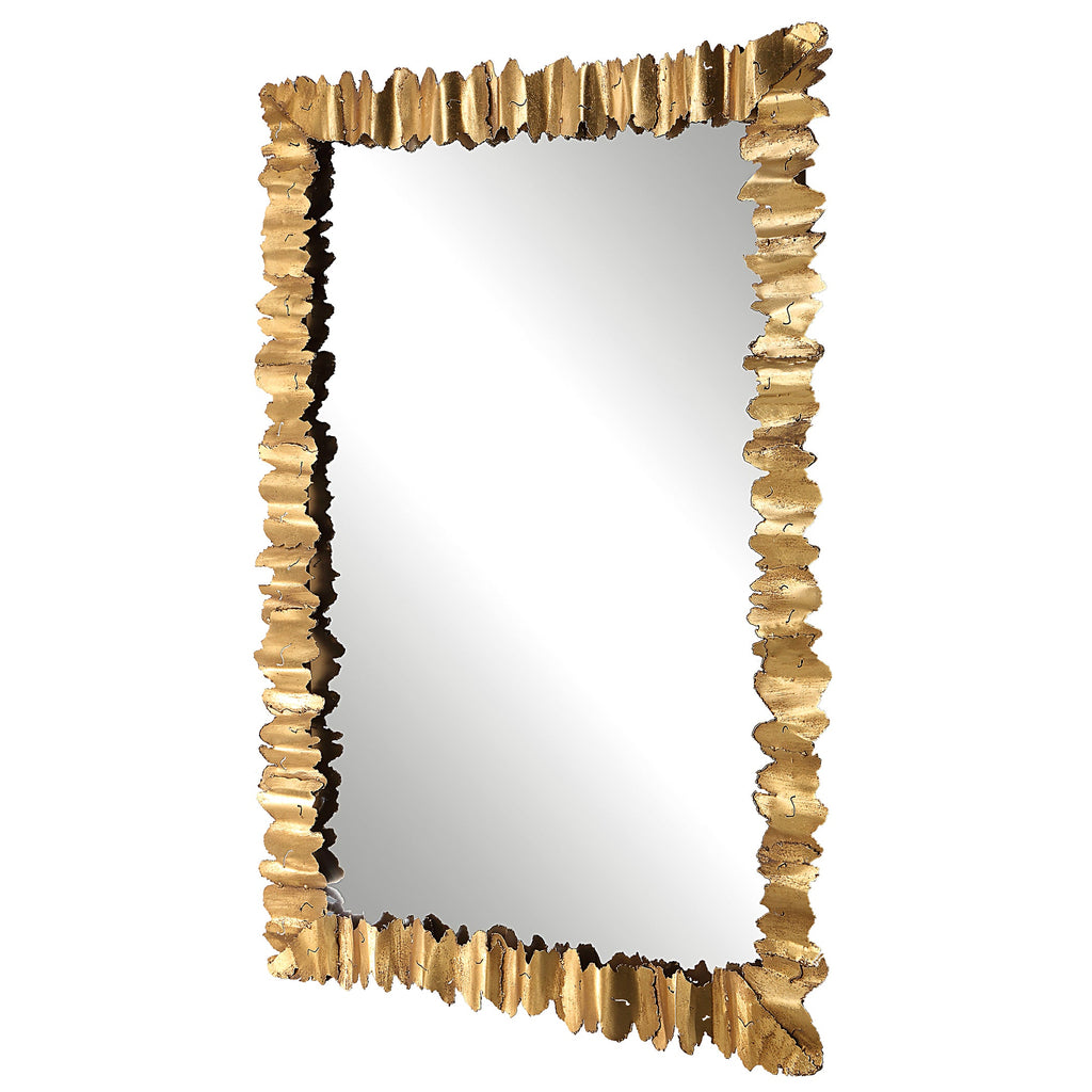 Lev Antique Gold Mirror