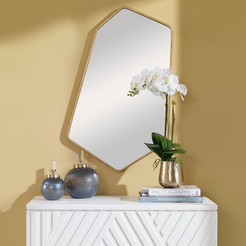 Linneah Large Gold Mirror