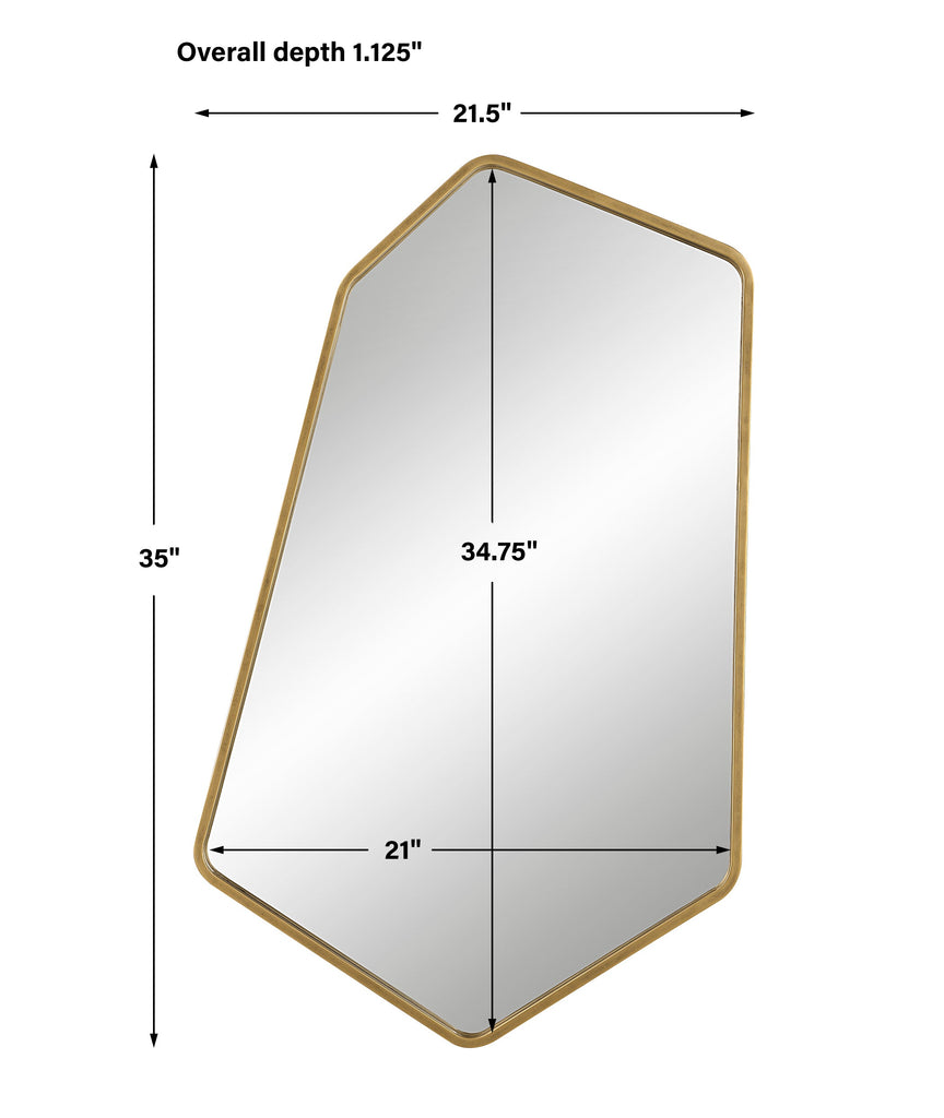 Linneah Large Gold Mirror