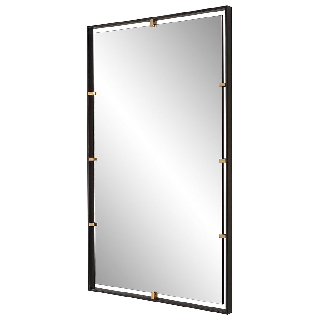 Egon Rectangular Bronze Mirror