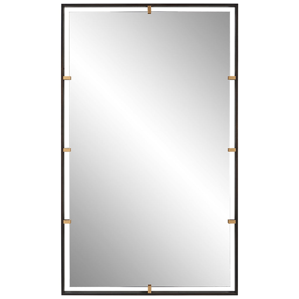 Egon Rectangular Bronze Mirror