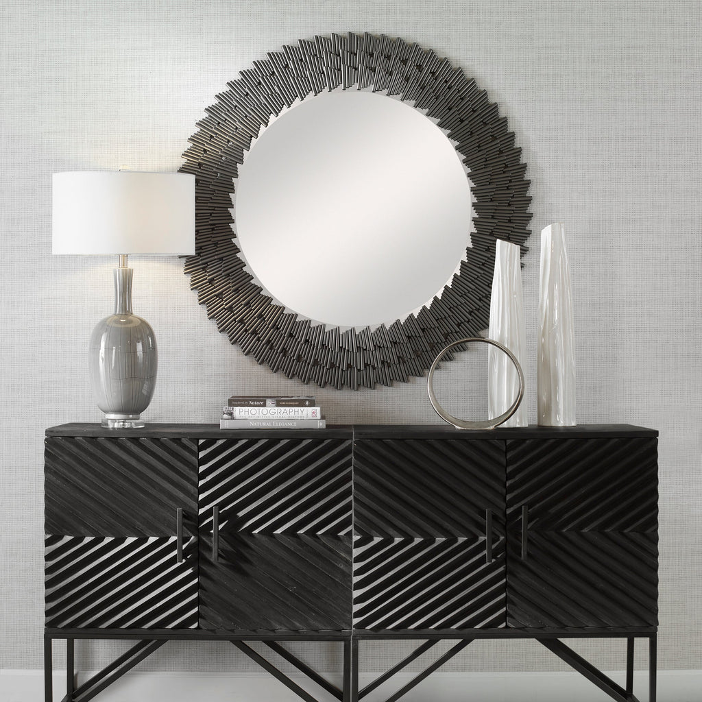 Illusion Modern Round Mirror