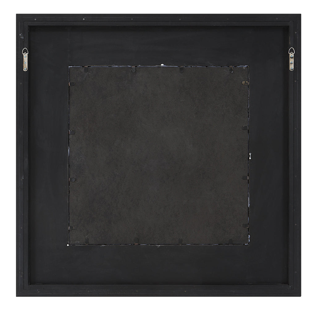 Wharton Whitewashed Square Mirror