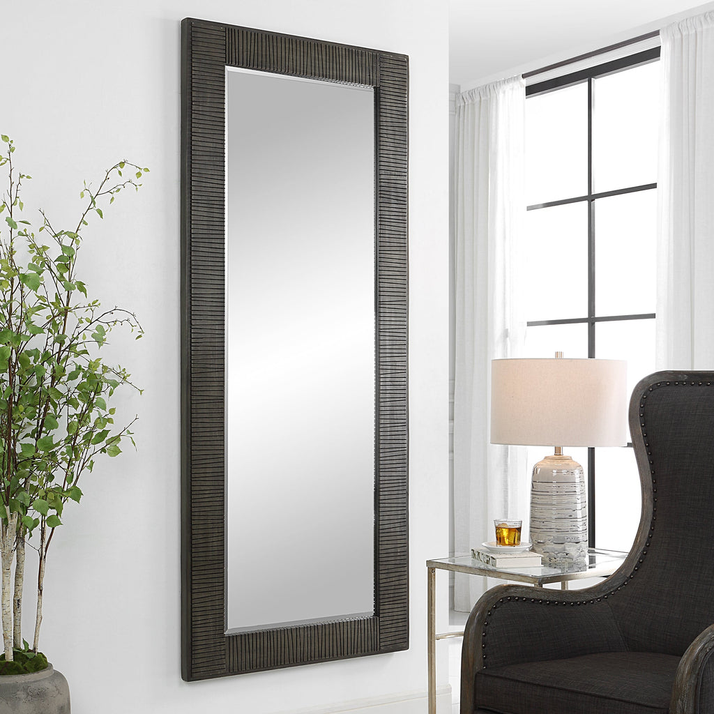 Figaro Oversized Wooden Mirror