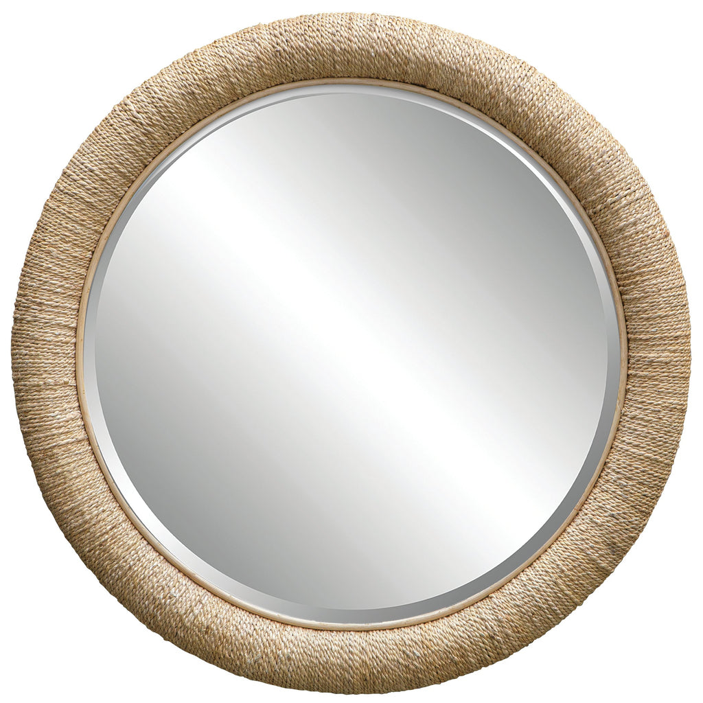 Mariner Natural Round Mirror