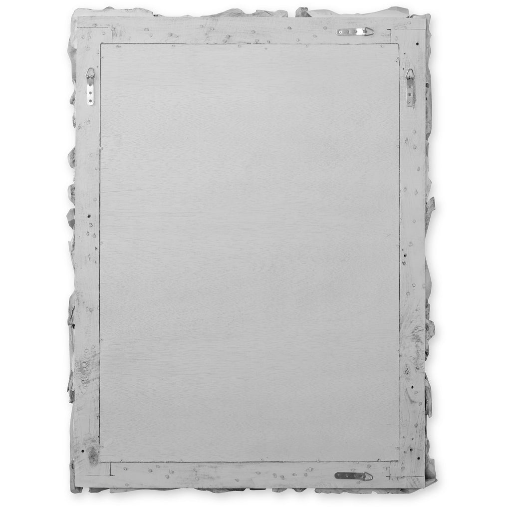 Rio Whitewash Teak Mirror