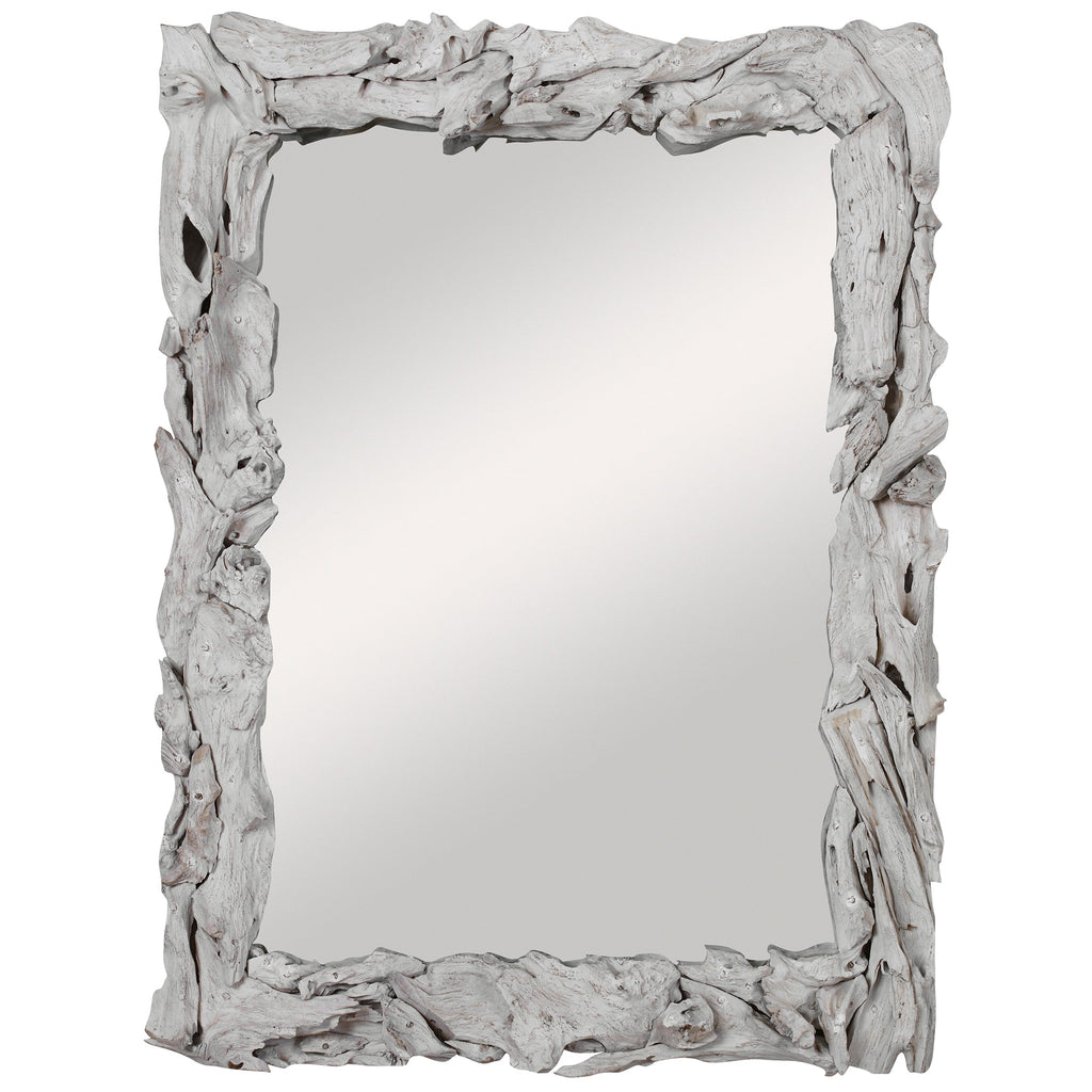 Rio Whitewash Teak Mirror