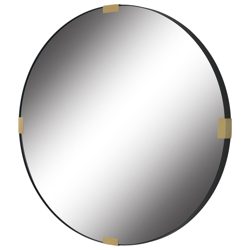 Clip Modern Round Mirror