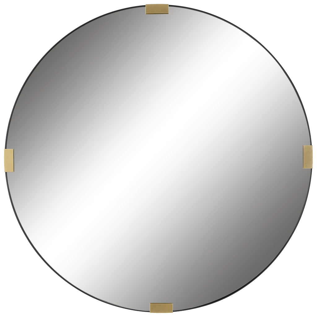 Clip Modern Round Mirror