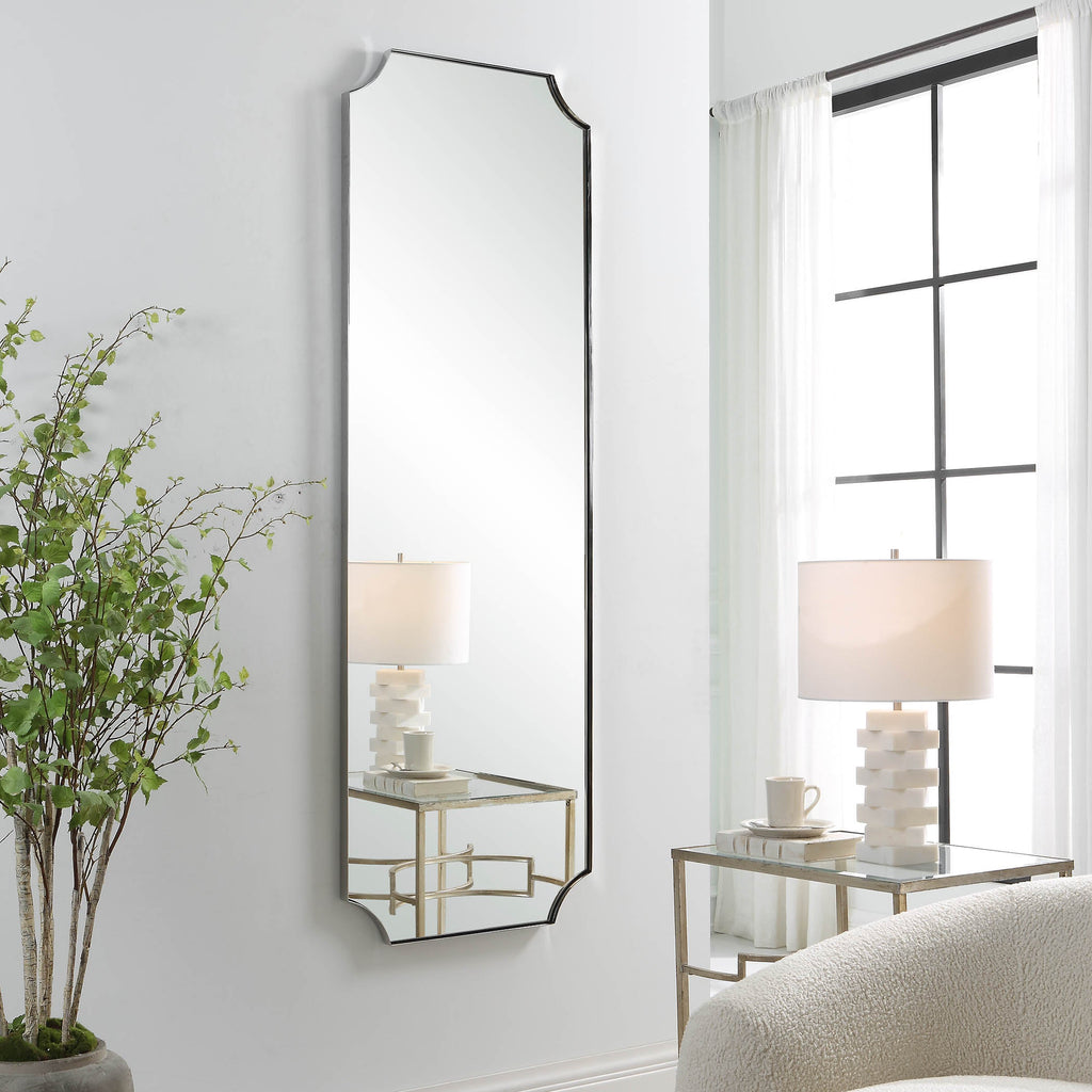 Lennox Nickel Tall Mirror