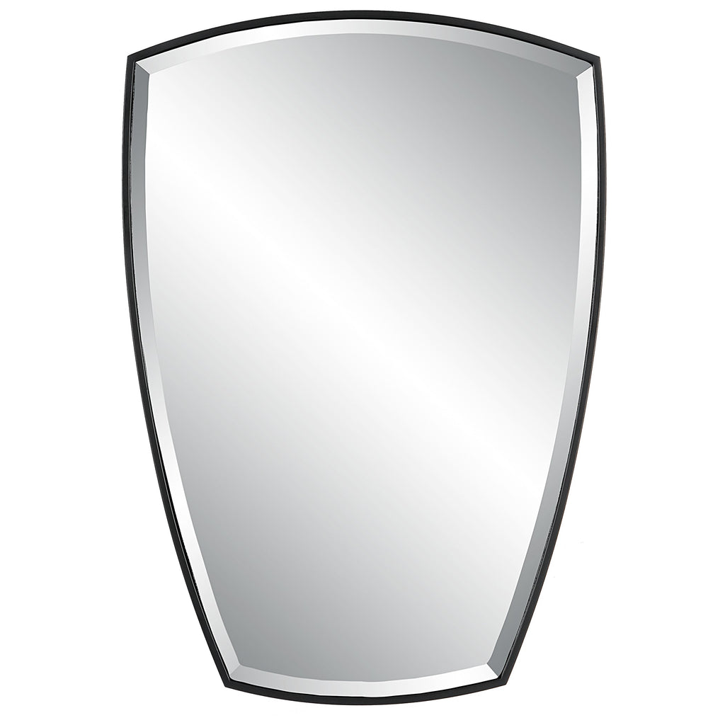 Crest Curved Iron Mirror