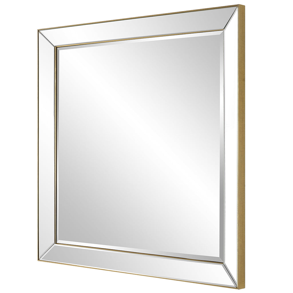 Lytton Gold Square Mirror