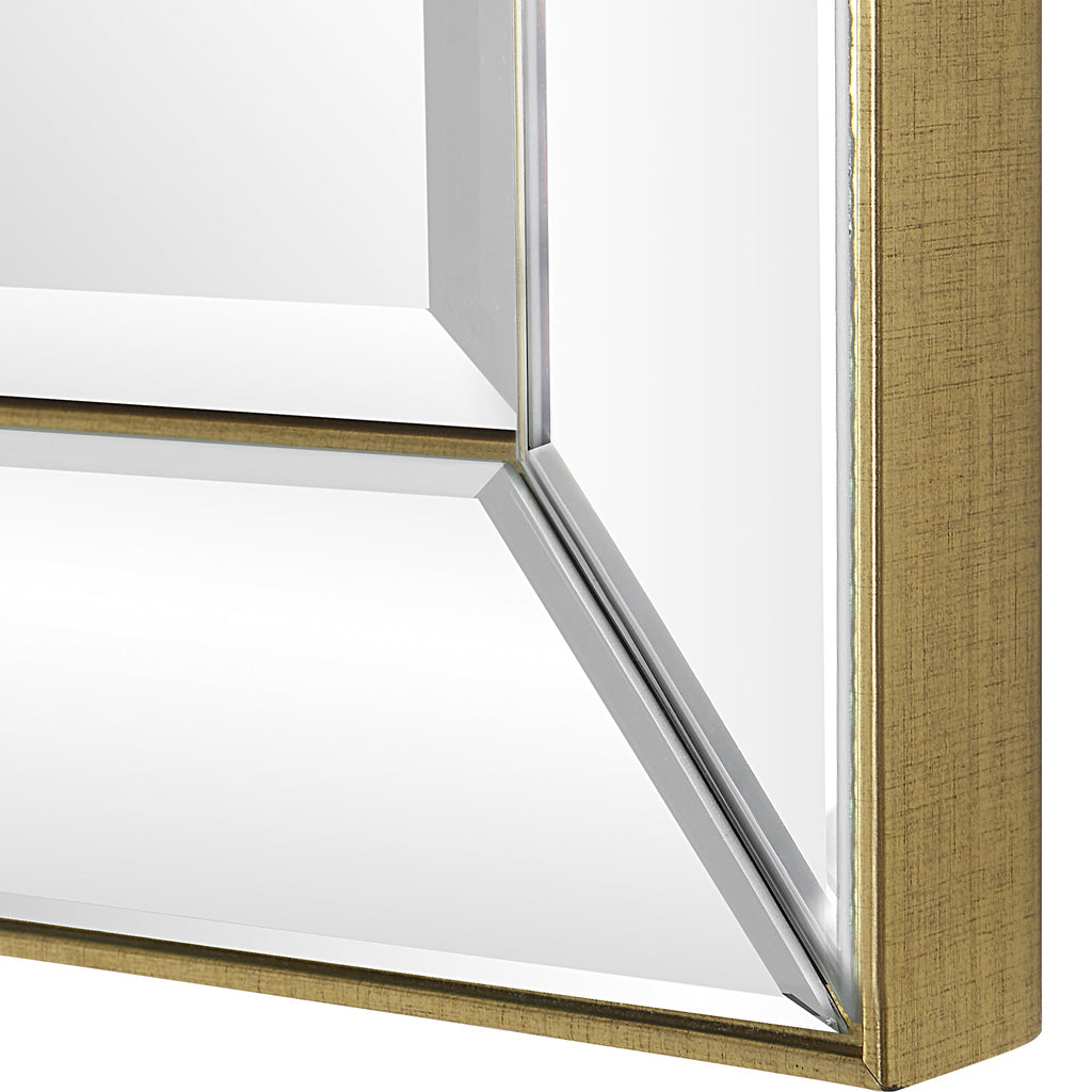 Lytton Gold Square Mirror