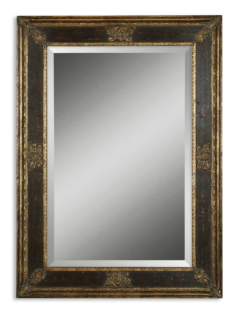 Cadence Small Antique Gold Mirror