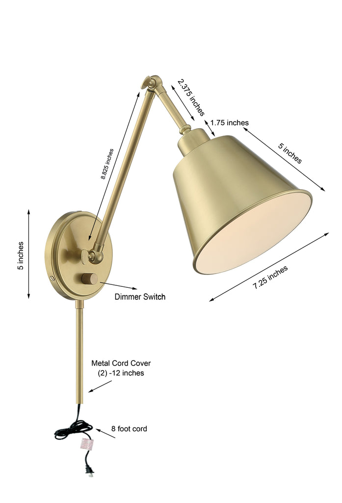 Mitchell 1 Light Task Sconce