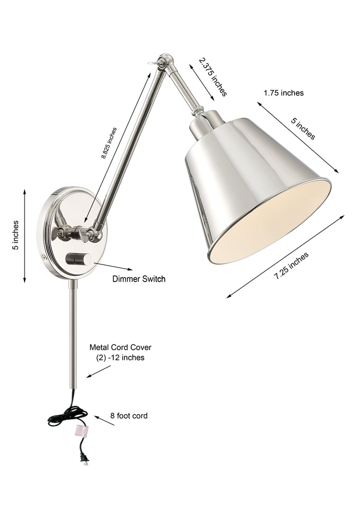 Mitchell 1 Light Task Sconce