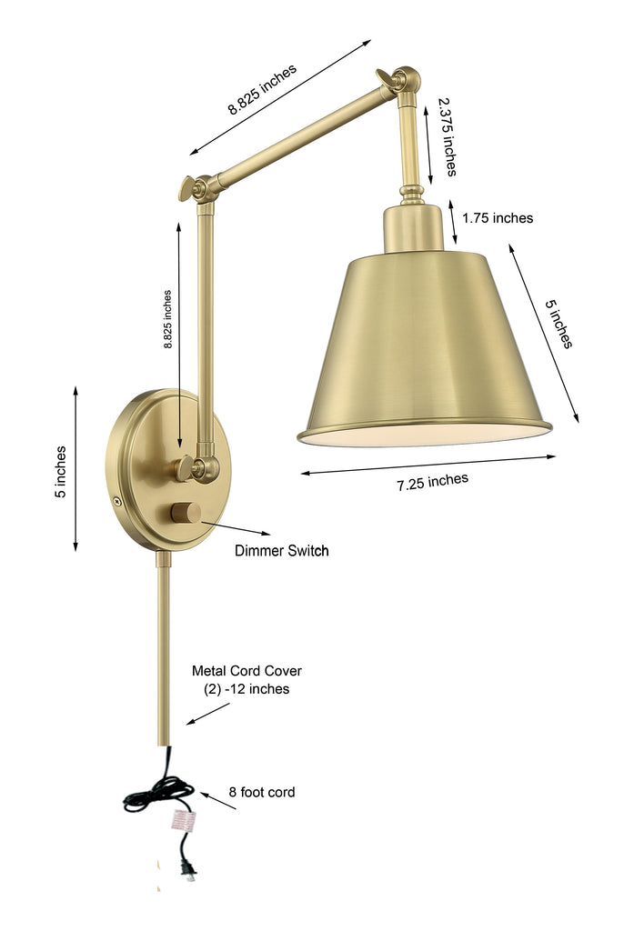 Mitchell 1 Light Task Sconce