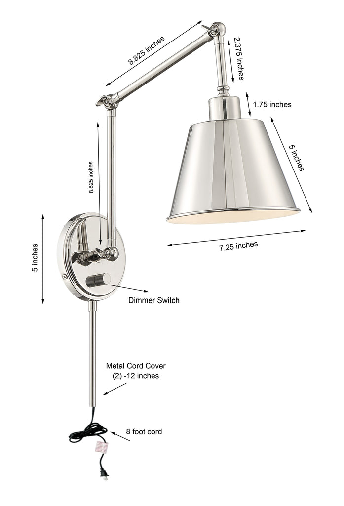 Mitchell 1 Light Task Sconce