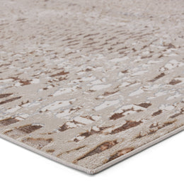 Nikki Chu by Jaipur Living Kimball Animal Beige/ Bronze Runner Rug