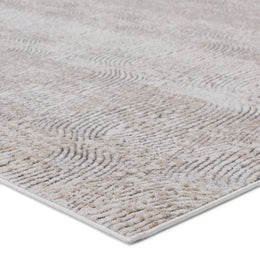 Nikki Chu by Jaipur Living Jaco Trellis Cream/ Gray Runner Rug