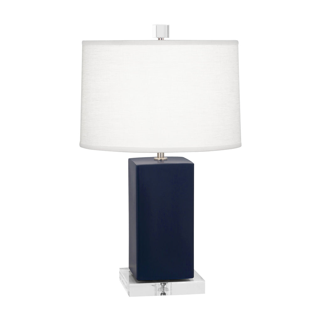 Matte Midnight Blue Harvey Accent Lamp-Style Number MMB90