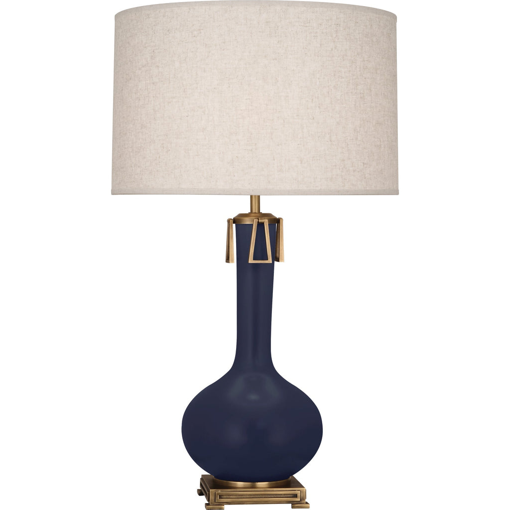 Matte Midnight Blue Athena Table Lamp-Style Number MMB92