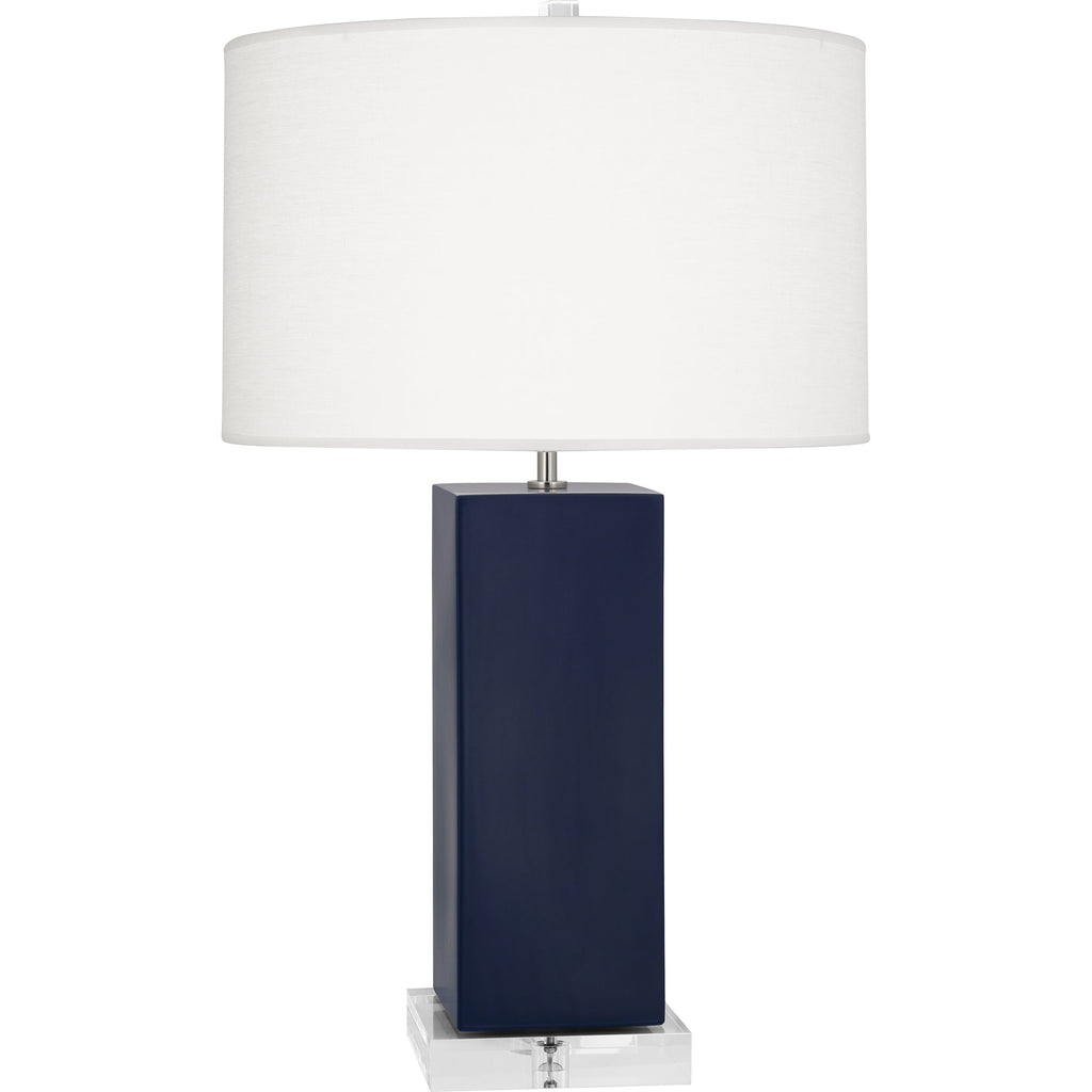 Matte Midnight Blue Harvey Table Lamp-Style Number MMB95