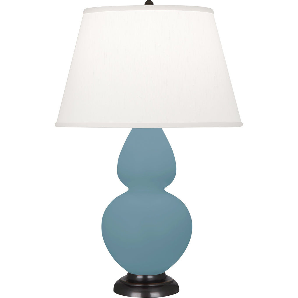 Matte Steel Blue Double Gourd Table Lamp-Style Number MOB57