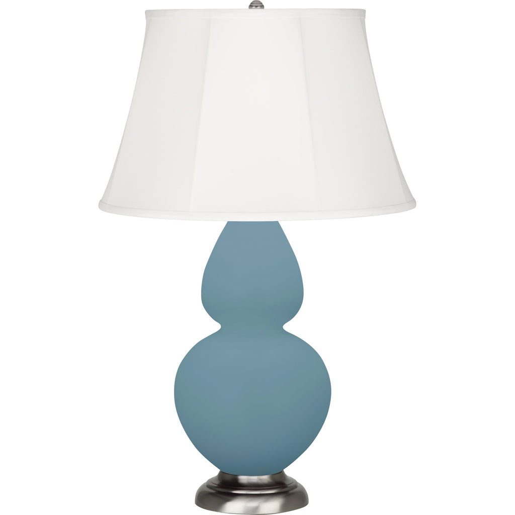 Matte Steel Blue Double Gourd Table Lamp-Style Number MOB58