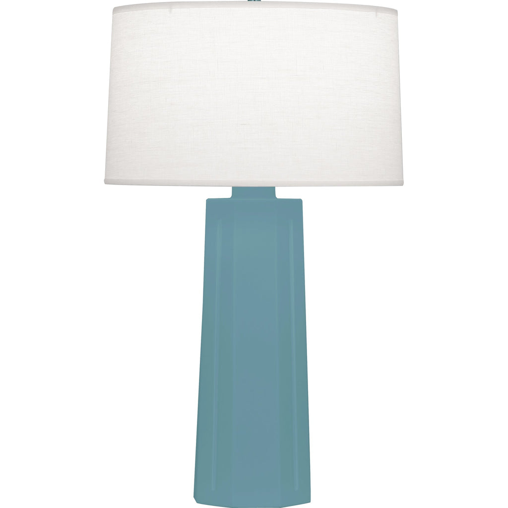 Matte Steel Blue Mason Table Lamp-Style Number MOB60