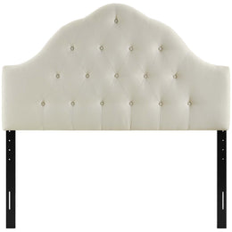 Sovereign Queen Upholstered Fabric Headboard in Ivory