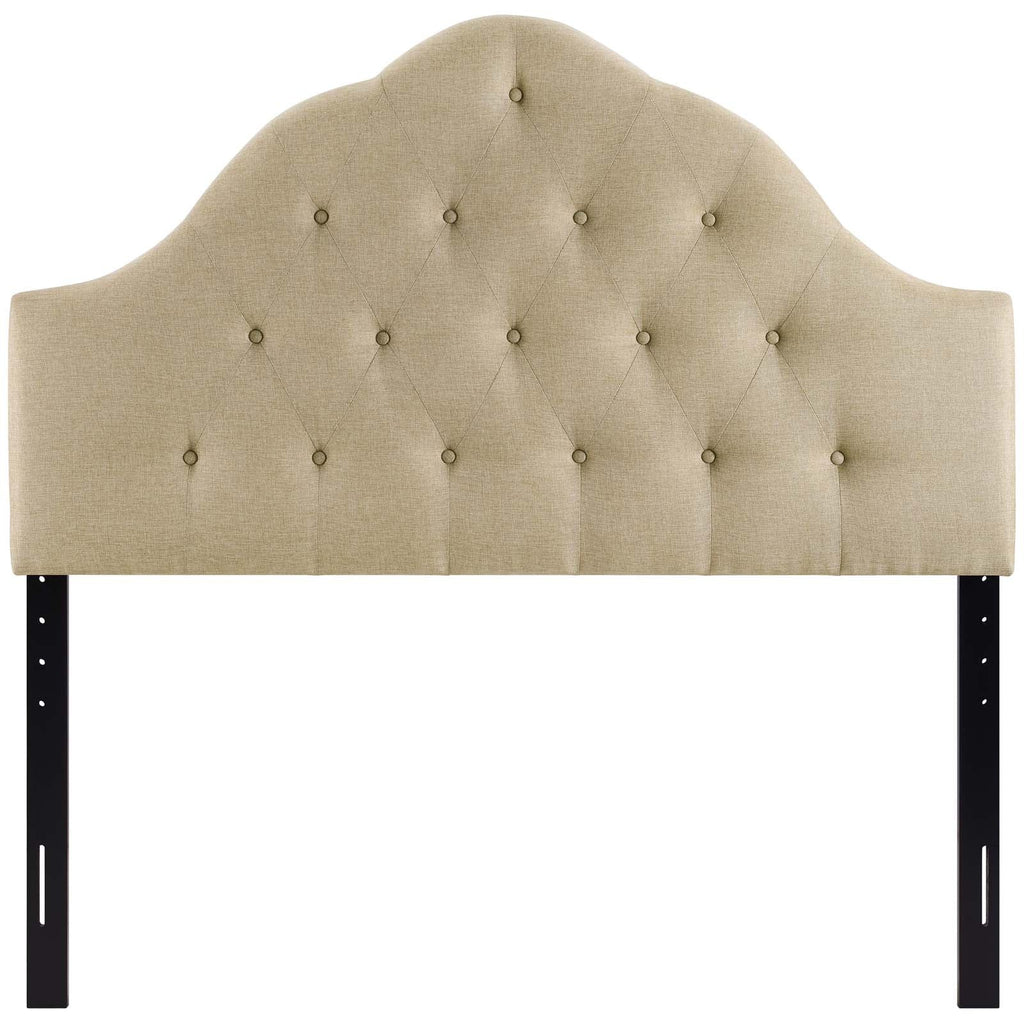 Sovereign Full Upholstered Fabric Headboard in Beige