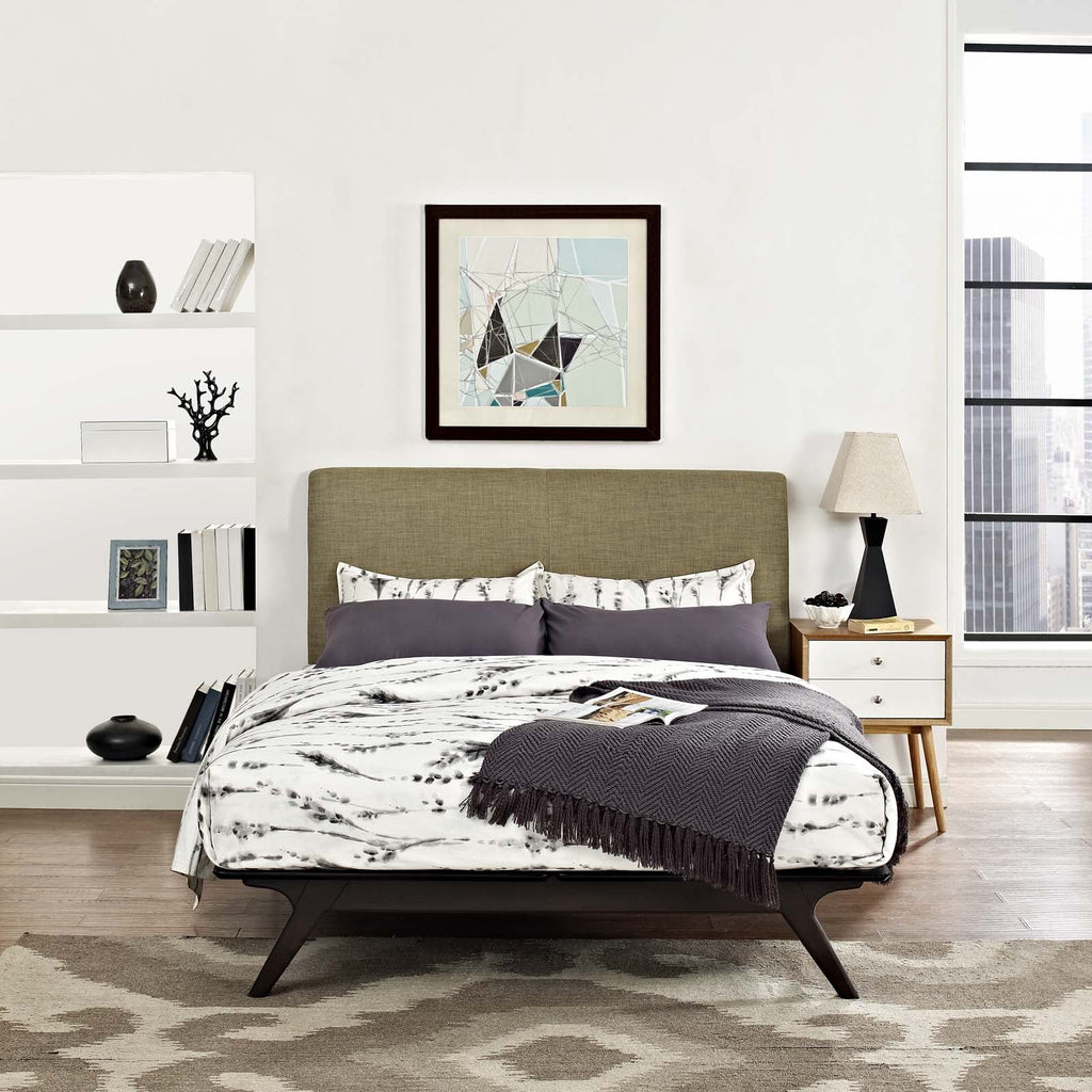 Tracy Queen Bed in Cappuccino Latte