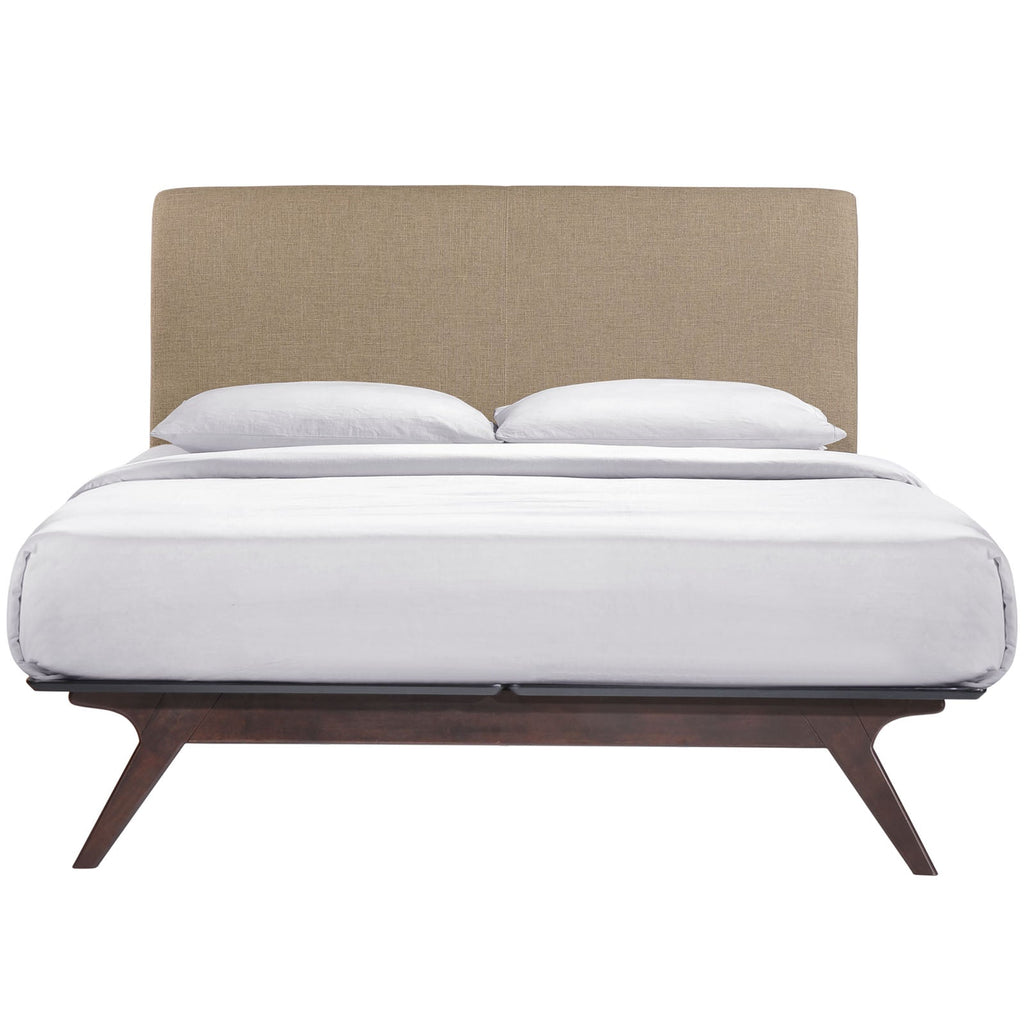 Tracy 2 Piece Queen Bedroom Set in Cappuccino Latte