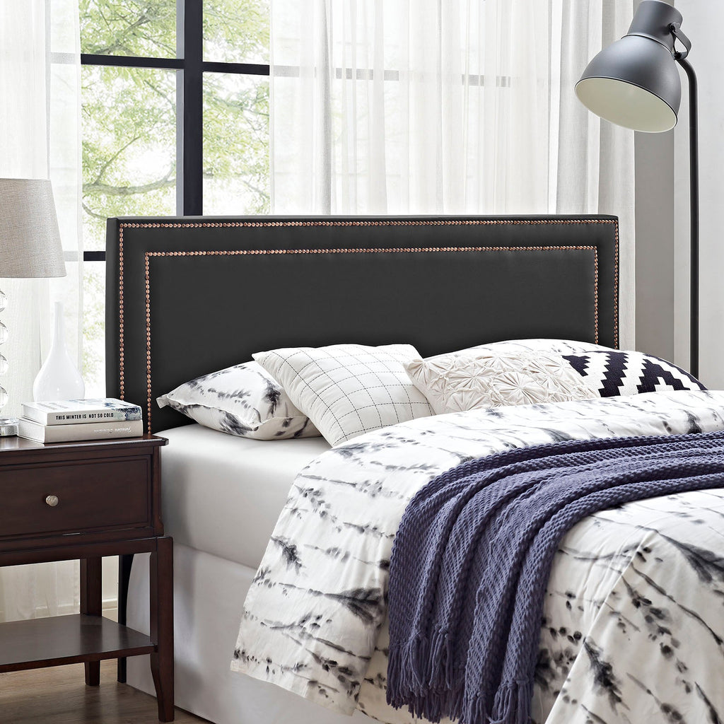 Jessamine King Upholstered Vinyl Headboard