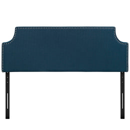 Laura Full Upholstered Fabric Headboard in Azure