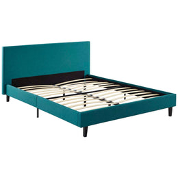 Anya Queen Bed in Teal