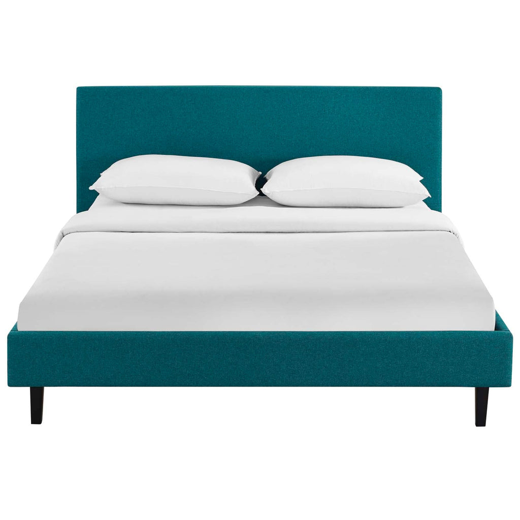 Anya Queen Bed in Teal