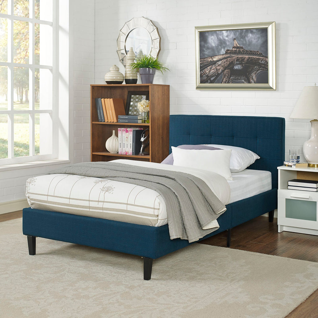 Linnea Twin Bed in Azure