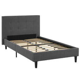 Linnea Twin Bed in Gray