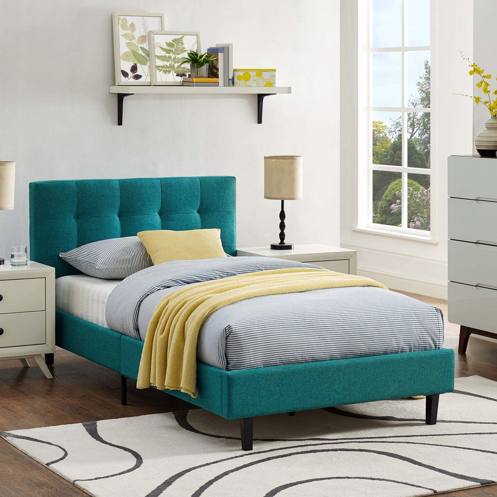 Linnea Twin Bed in Teal