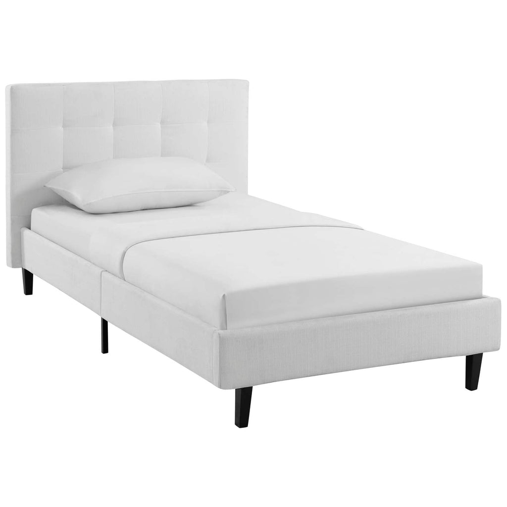 Linnea Twin Bed in White