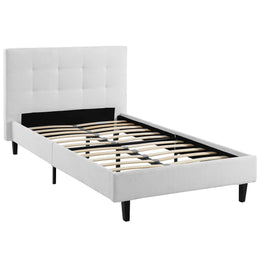 Linnea Twin Bed in White